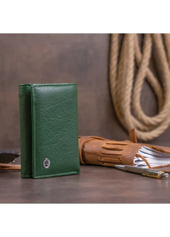 Жіночий шкіряний гаманець 12х7,5х2,5 см st leather (252133258)