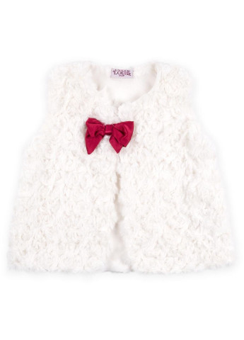 Червоний демісезонний набір дитячого одягу для дівчаток: кофточка, штанці та хутряний жилет (g8070.9-12) Luvena Fortuna