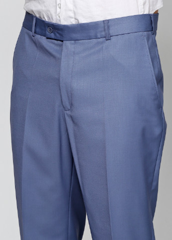 Блакитний демісезонний костюм (піджак, брюки) брючний Federico Cavallini