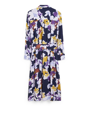 Комбінована кежуал сукня сукня-сорочка C&A з квітковим принтом