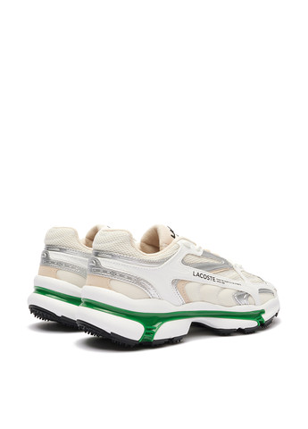 Белые демисезонные кроссовки Lacoste