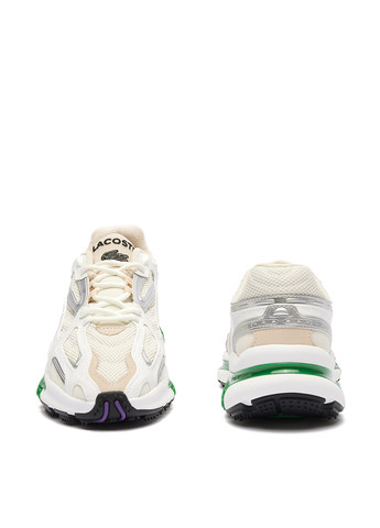 Белые демисезонные кроссовки Lacoste