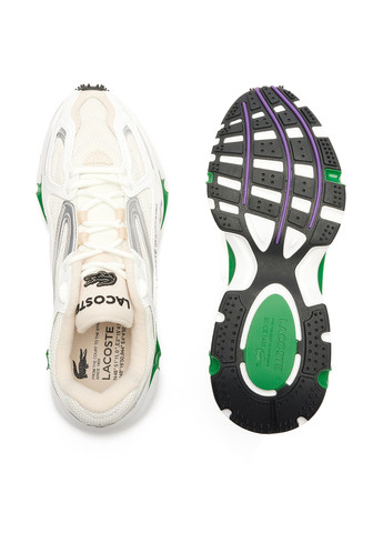 Белые демисезонные кроссовки Lacoste