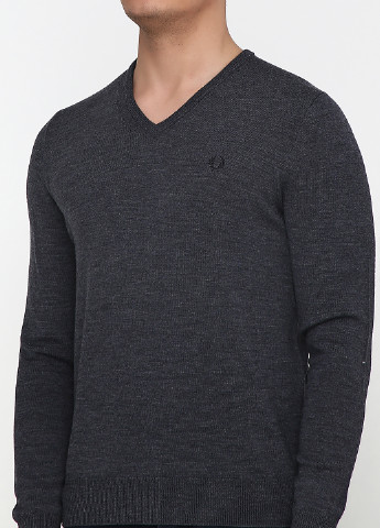 Грифельно-сірий демісезонний пуловер пуловер Fred Perry