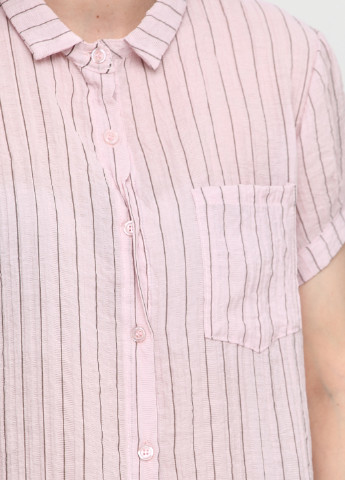 Світло-рожева літня блуза Moda in Italy