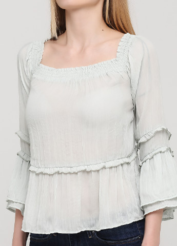 Оливковая летняя блуза H&M