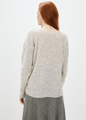 Серо-бежевый демисезонный пуловер пуловер Sewel