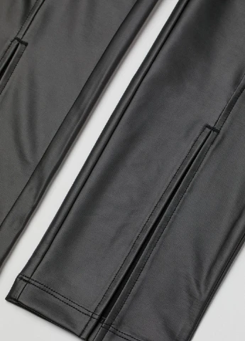 Черные демисезонные леггинсы H&M