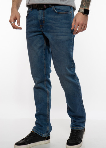 Синие демисезонные джинсы Time of Style
