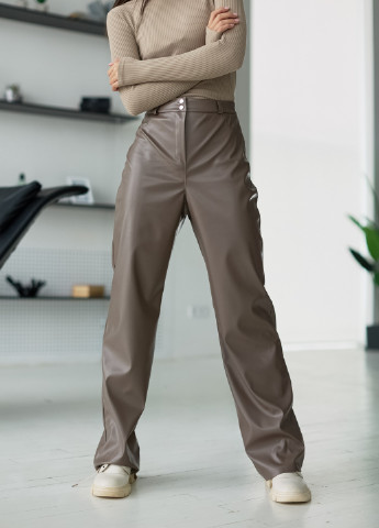 Коричневые кэжуал демисезонные брюки ST-Seventeen