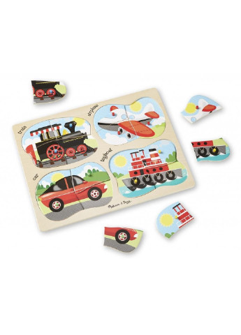 Пазл 4 в 1 Транспорт (MD9865) Melissa&Doug (249984602)