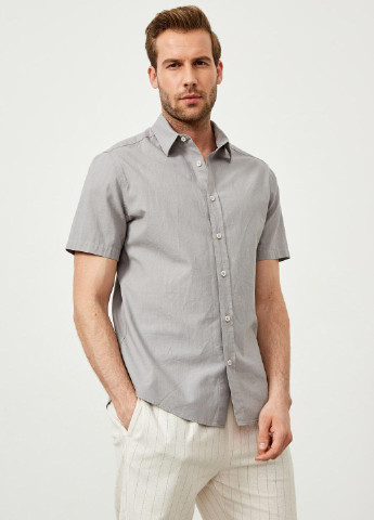 Базова сорочка з коротким рукавом стандартного крою зі 100% бавовни Xint (253475008)