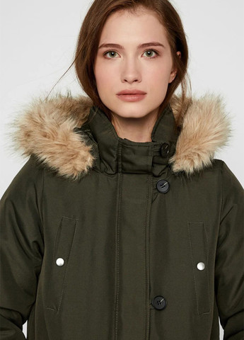 Оливковая (хаки) зимняя куртка Vero Moda