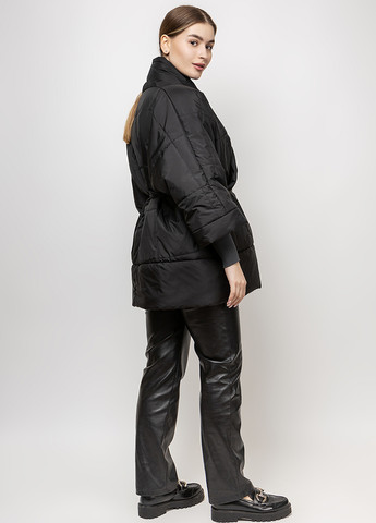 Черная демисезонная куртка CHIUAS