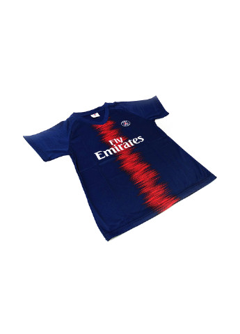 Темно-синій літній футбольна форма (футболка, шорти) з шортами No Brand
