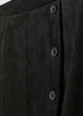 Черная кэжуал однотонная юбка H&M карандаш