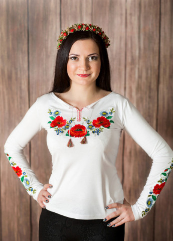 Жіноча вишита футболка Українські барви Melanika (252854272)