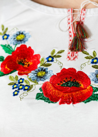 Женская вышитая футболка Украинские краски Melanika (252854272)