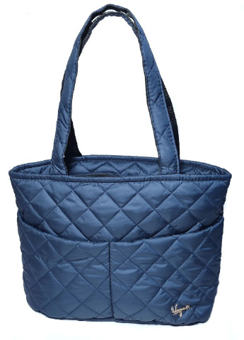 Дутая компактная синяя женская сумочка Корона (251700114)