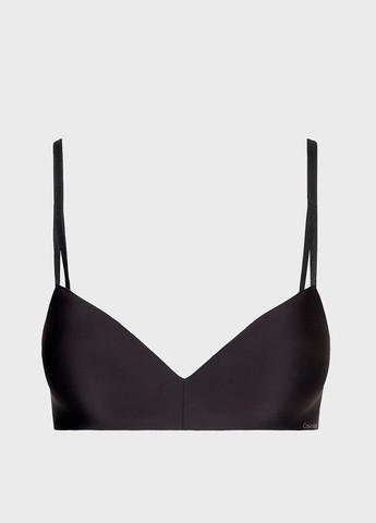 Чорний бюстгальтер Calvin Klein без кісточок поліамід