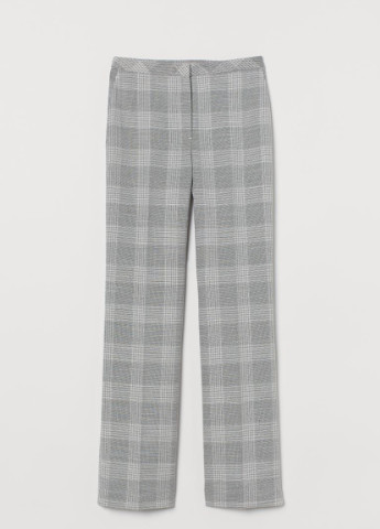Костюмные брюки Светло-серый/Клетка H&M (230933472)