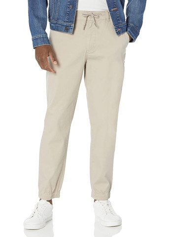 Светло-серые кэжуал демисезонные джоггеры брюки Armani Exchange