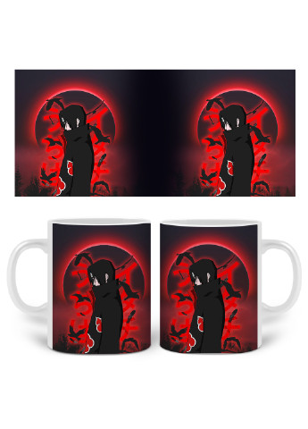 Кружка Ітачі Учіха Наруто (Itachi Uchiha) 330 мл горнятко керамічне (20259-2817) MobiPrint (221743199)
