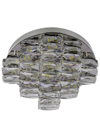 Люстра стельова кришталева LED з пультом C8772/350 Хром 19х35х35 см. Sunnysky (253122257)