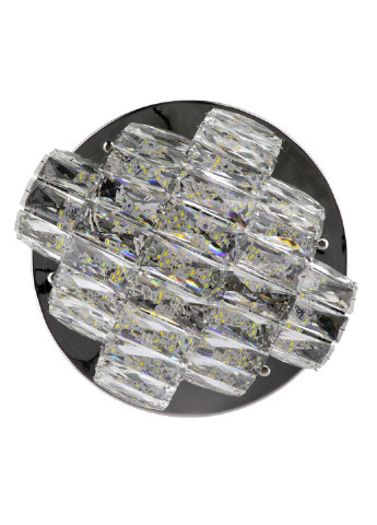 Люстра потолочная хрустальная LED с пультом C8772/350 Хром 19х35х35 см. Sunnysky (253122257)