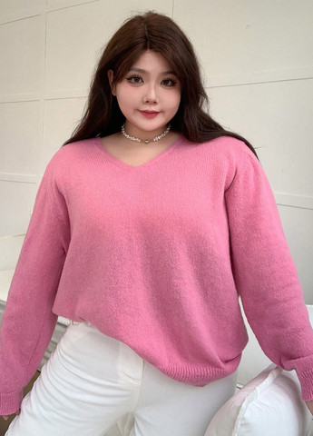 Ліловий демісезонний джемпер пуловер Dazy