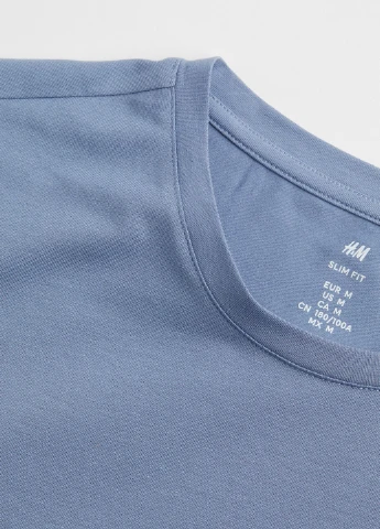 Лонгслів H&M синій кежуали