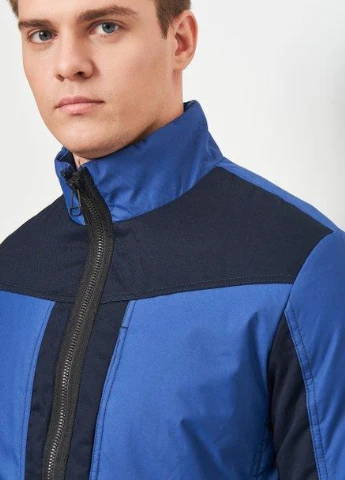 Комбинированная куртка легка,синій-темно-синій, JACK&JONES