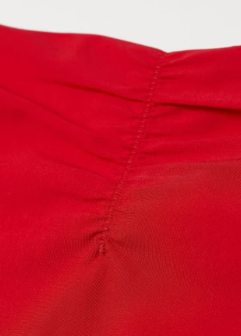 Красные купальные трусики-плавки однотонные H&M
