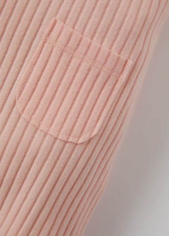 Комбинезон DeFacto комбинезон-брюки розовый кэжуал полиэстер, трикотаж