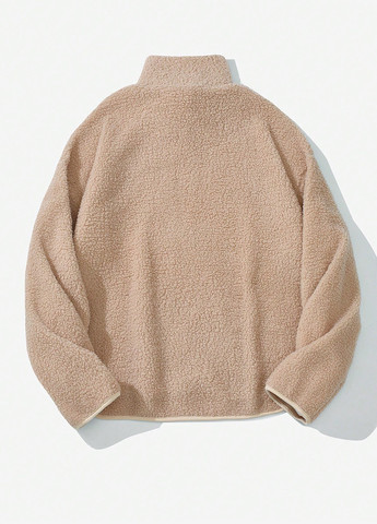 Песочная демисезонная куртка SHEIN