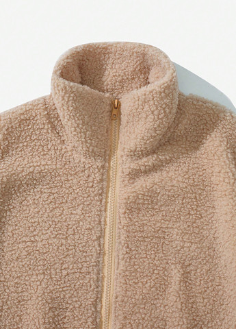 Песочная демисезонная куртка SHEIN