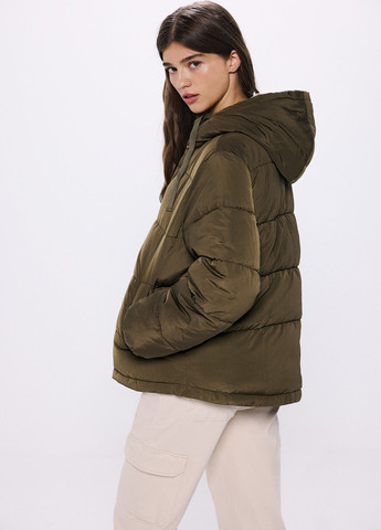 Темно-зеленая демисезонная куртка Springfield