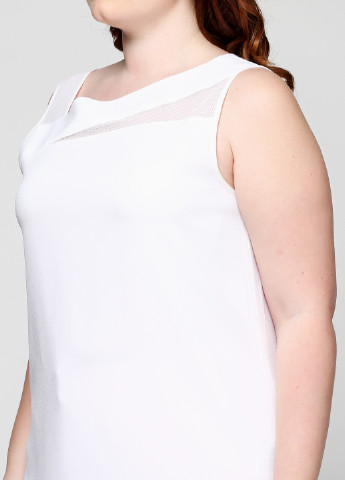 Біла літня блуза без рукава DKNY
