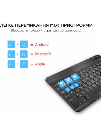 Клавиатура (4822352781027) Airon easy tap для smart tv та планшета (253546993)