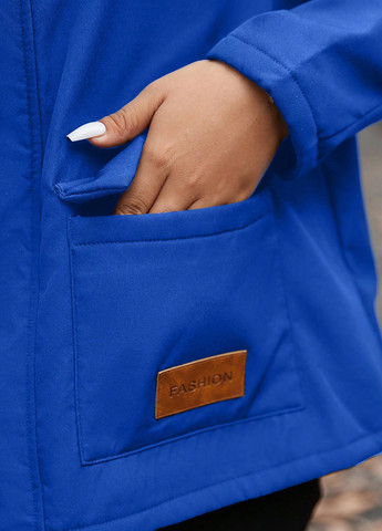 Синя демісезонна куртка SHEIN