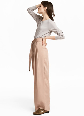 Светло-серое кэжуал платье H&M