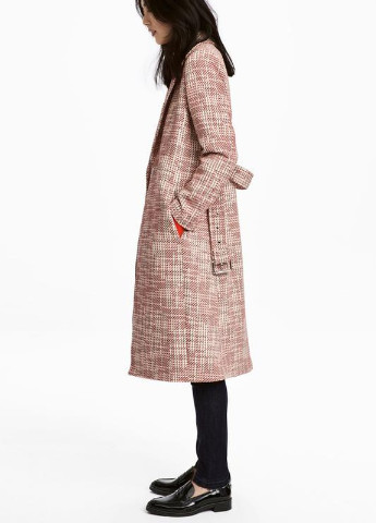 Белое демисезонное Пальто H&M