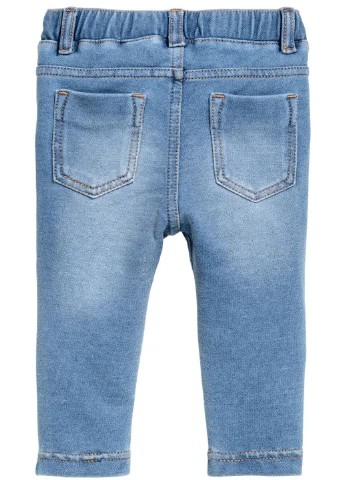 Голубые демисезонные джеггинсы H&M
