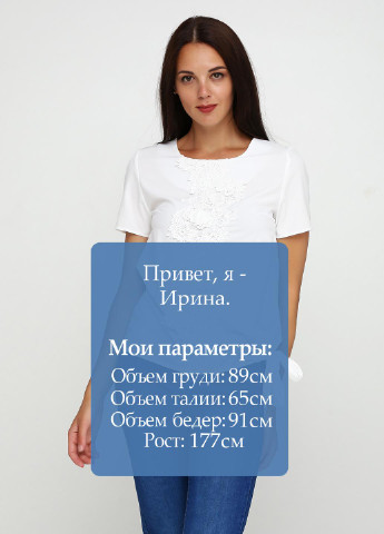 Молочная летняя блуза ZUBRYTSKAYA