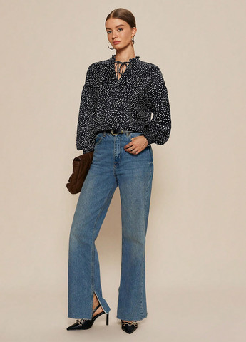 Чорна блуза SHEIN