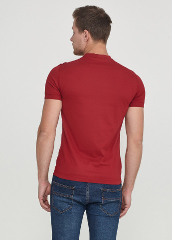 Бордовая футболка Giorgio Armani
