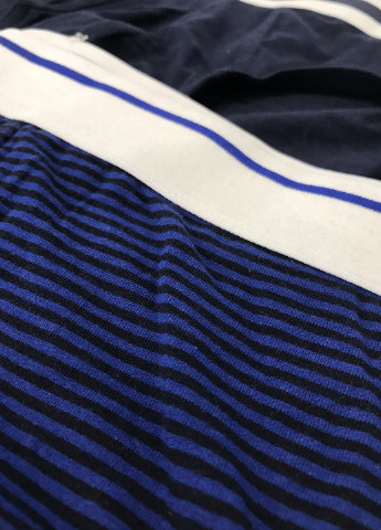 Труси (2 шт.) H&M плавки смужки темно-сині повсякденні трикотаж, бавовна