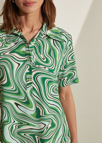Зеленая летняя блуза KOTON