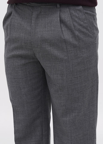 Серые кэжуал демисезонные классические брюки Gulliver