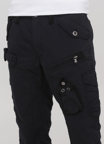 Черные кэжуал демисезонные прямые, карго брюки Ralph Lauren
